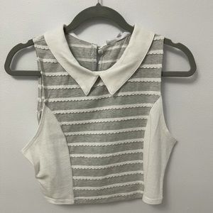 BCBGeneration Women's Polo Cropped Top